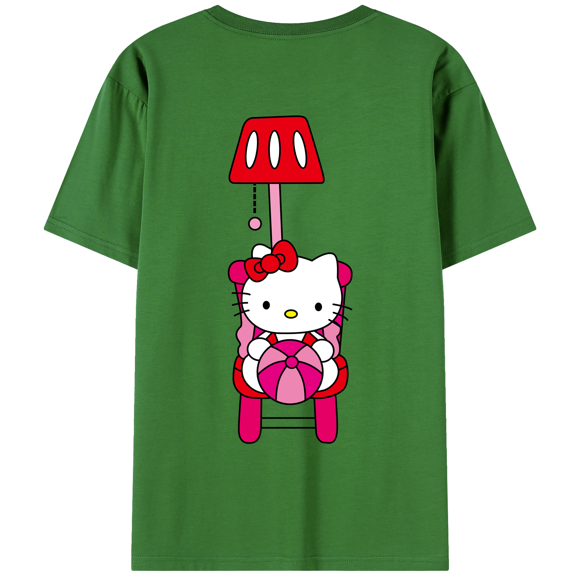 （画像用） Hello Kitty ハローキティ レディース半袖Tシャツ(バックプリント)